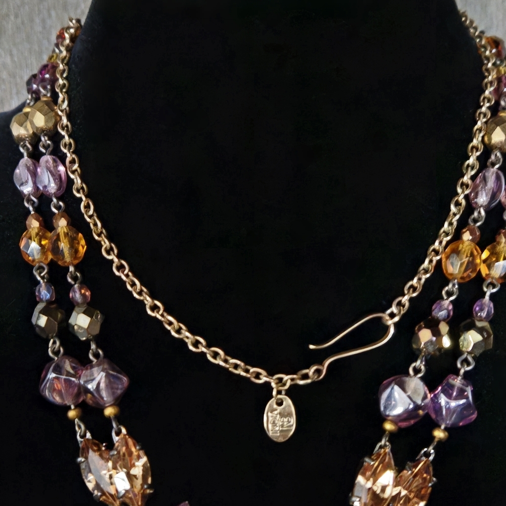 NICKY BUTLER NB Designer RETIRED Vintage 18" Bronze Collection Chain Necklace - Picture 4 of 12